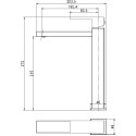 Смеситель Aquanet Blanco AF420-11W для раковины