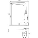 Смеситель Aquanet Pragmatic AF430-41С для кухонной мойки