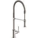 Смеситель Axor Montreux Semi-Pro 16582800 для кухонной мойки, сталь