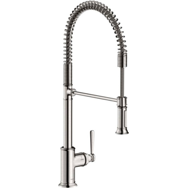 Смеситель Axor Montreux Semi-Pro 16582800 для кухонной мойки, сталь