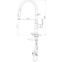 Смеситель BelBagno BB-LAM38-IN для кухонной мойки
