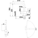 Смеситель Blanco Linus-F 514025 для кухонной мойки