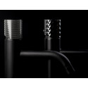 Смеситель Boheme Stick 121-BCR.2 для раковины, black touch chrome