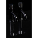 Смеситель Boheme Stick 121-BCR.2 для раковины, black touch chrome