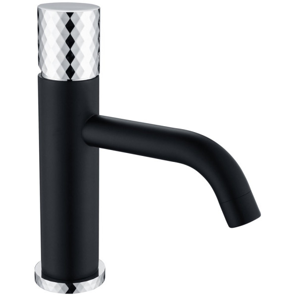 Смеситель Boheme Stick 121-BCR для раковины, black diamond chrome
