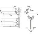 Смеситель Bravat Eler F6191238BM-01L-RUS универсальный