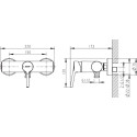 Смеситель Bravat Palace F9172217CP-01-RUS для душа