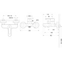 Смеситель Bravat Stream F63783C-01A для ванны с душем
