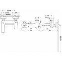 Смеситель Bravat Vega F6119177CP-01 для ванны с душем