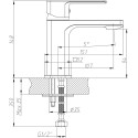 Смеситель Decoroom SO20 SO20011 для раковины