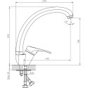 Смеситель Decoroom SO21 SO21021 для кухонной мойки