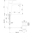 Смеситель E.C.A. Tiera 102188012EX для раковины