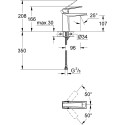 Смеситель Grohe Allure Brilliant 23033000 для раковины