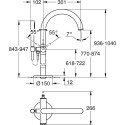 Смеситель Grohe Atrio New 32653DA3 напольный, теплый закат