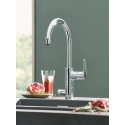 Смеситель Grohe Blue Pure BauCurve 30385000 для кухонной мойки, с фильтром