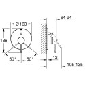 Смеситель Grohe Essence New 19285AL1 для ванны с душем