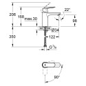 Смеситель Grohe Eurosmart Cosmopolitan 2339800E для раковины