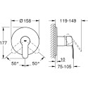 Смеситель Grohe Eurostyle 24051002 для душа
