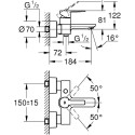 Смеситель Grohe Lineare New 33849001 для ванны с душем