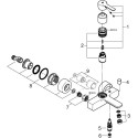 Смеситель Grohe Lineare New 33849001 для ванны с душем