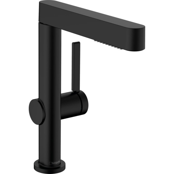 Смеситель Hansgrohe Finoris 230 76063670 для раковины, матовый черный