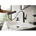 Смеситель Hansgrohe Finoris 230 76063670 для раковины, матовый черный