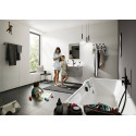 Смеситель Hansgrohe Finoris 230 76063670 для раковины, матовый черный