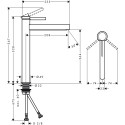 Смеситель Hansgrohe Finoris 260 76070000 для раковины, хром