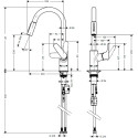 Смеситель Hansgrohe Focus 31815800 для кухонной мойки