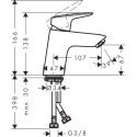 Смеситель Hansgrohe Logis 71073000 для раковины