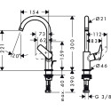 Смеситель Hansgrohe Logis 71130000 для раковины