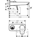 Смеситель Hansgrohe Logis 71220000 для раковины
