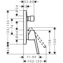 Смеситель Hansgrohe Logis loop 71264000 для ванны с душем