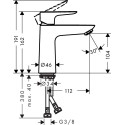 Смеситель Hansgrohe Talis E 71711000 для раковины