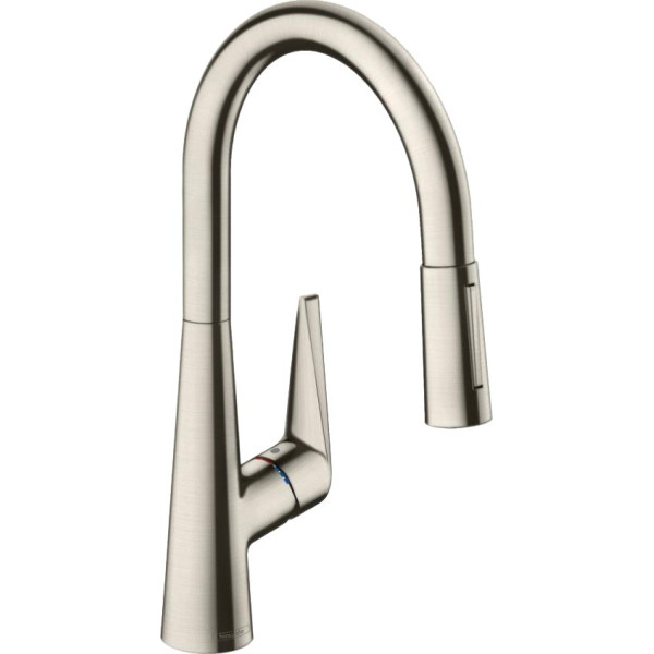 Смеситель Hansgrohe Talis M51 72813800 для кухонной мойки, сталь
