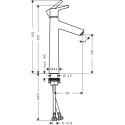 Смеситель Hansgrohe Talis S 72032000 для раковины