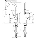 Смеситель Hansgrohe Talis S 72810000 для кухонной мойки