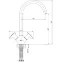 Смеситель IDDIS Copter COPSBJ0i05 для кухонной мойки