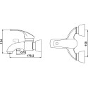 Смеситель Kaiser Classic 16022 для ванны с душем