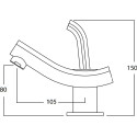 Смеситель Kaiser Logo 47011 для раковины, хром