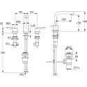 Смеситель Kludi Pure&Solid 343940575 для раковины