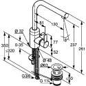 Смеситель Kludi Zenta 382940575 для раковины