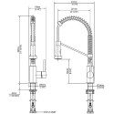 Смеситель Kraus KPF-1610CH для кухонной мойки