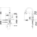 Смеситель Kraus KPF-2230SN для кухонной мойки