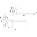 Смеситель Lemark Atlantiss LM3217C для ванны с душем