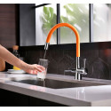 Смеситель Lemark Comfort LM3075C-Orange для кухонной мойки