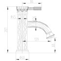 Смеситель Lemark Jasmine LM6606ORB для раковины