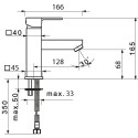 Смеситель Migliore Kvant ML.KVT-2713.CR для раковины