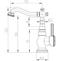 Смеситель Milacio Pekin MC.501.BR для раковины