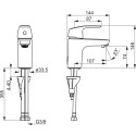 Смеситель Oras Safira 1010F для раковины